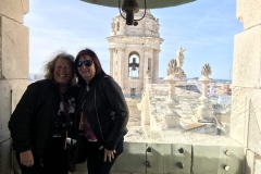 At the bell tower in Cadiz Cathedral